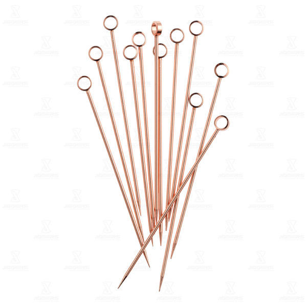 Copper Plated Garnish Picks Jiggers Bar Equipment Specialists