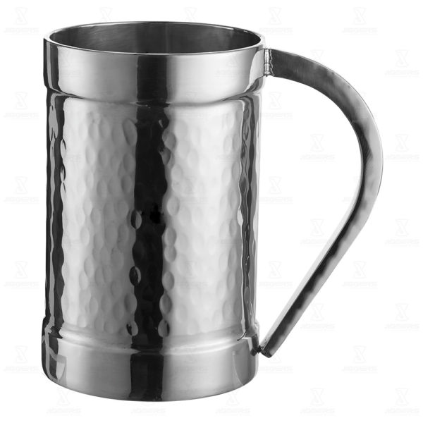 Hammered Beer Mug Jiggers Bar Equipment Specialists
