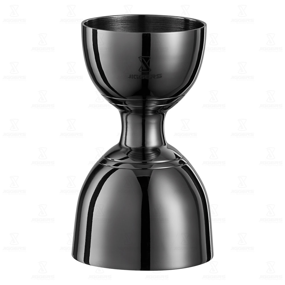 Black Electroplated Bell Jigger Jiggers Bar Equipment Specialists