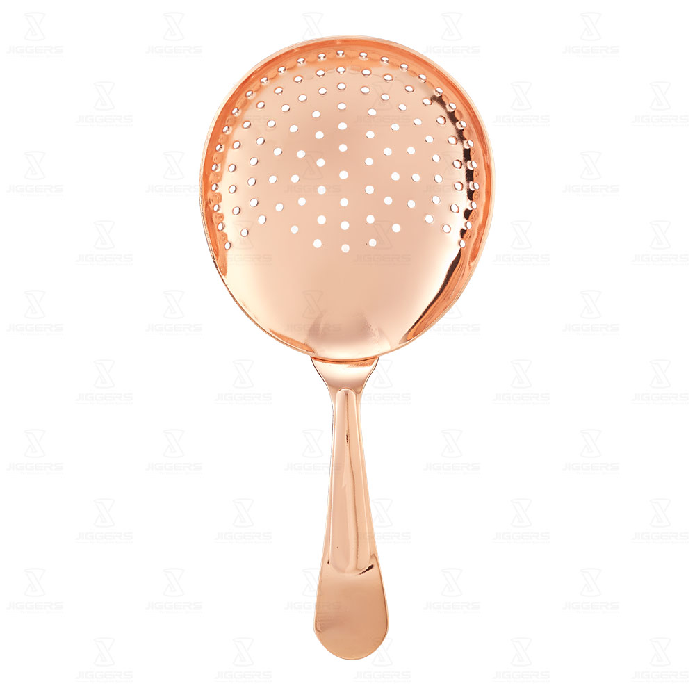 Copper Plated Premium Julep Strainer Jiggers Bar Equipment Specialists