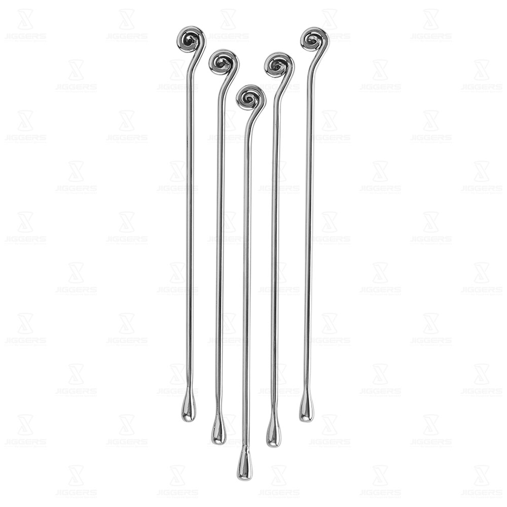 Drink Stirrer & Mixer 8.25”L Iced Tea Mini Stainless Steel Cocktail Whisk 